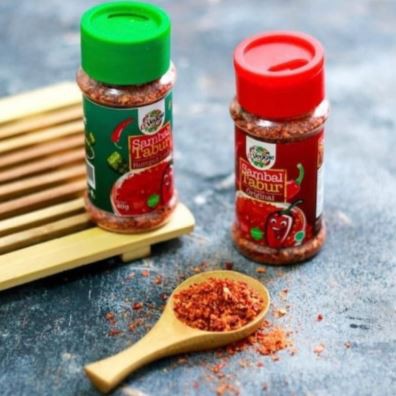 [HALAL] Sambal Tabur D'Veggie (Original - Daun Jeruk - Rumput Laut) 40gr (NON MSG / VEGAN)