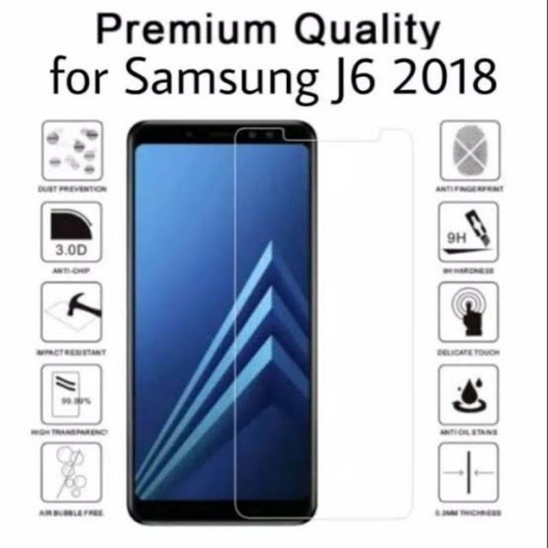 TAMPERED GLASS SAMSUNG J600 J6 TG ANTI GORES BENING
