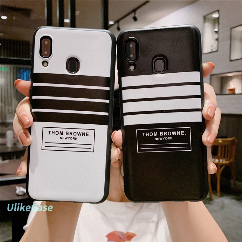 Soft Case Silikon Motif Garis Warna Putih Untuk Vivo V19 Y12 Y30 Y91c Y15 Y91 Y50 Y20 Y20i S1 Y17 Y19 Y11 Y71 S1 Pro Z1 Pro Y93 Y95 V5 Y30i Y12i