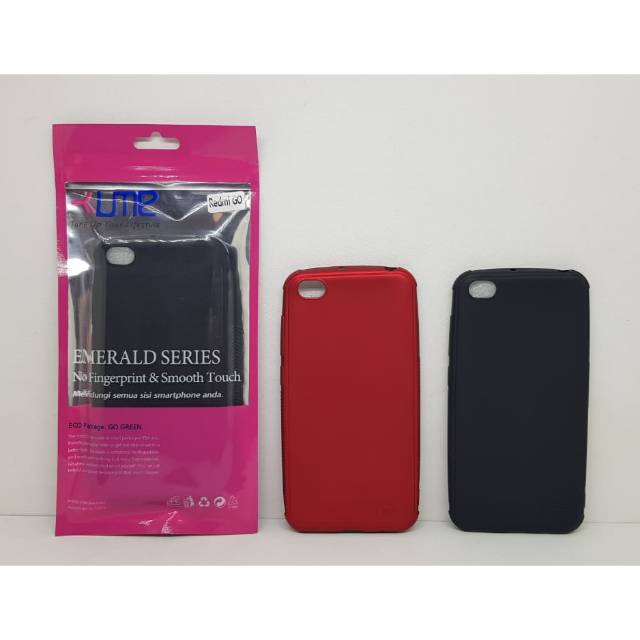 UME Emerald Redmi Go 5.0 inchi Baby Skin Anti Crack Soft Case Xiaomi Redmi Go Anti Sidik Jari