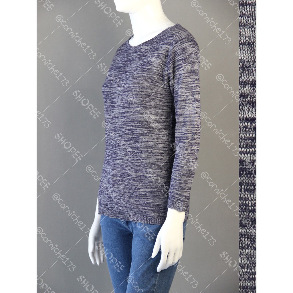 Corniche Shoulder Top Navy - TC230838