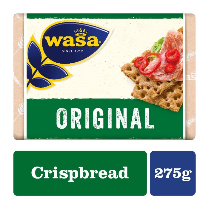 

Ready stock Wasa Crispbread Crackers - Original Rye 275g