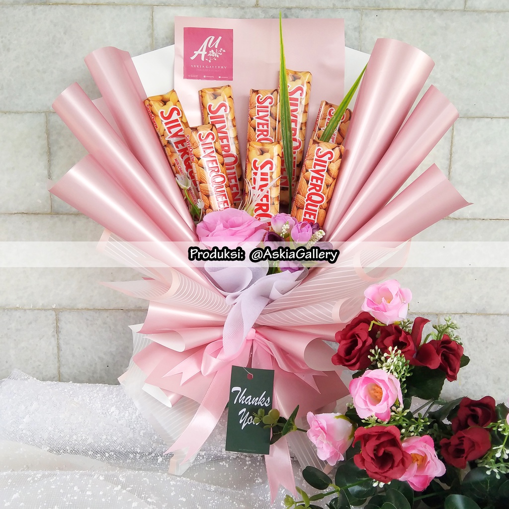 

Buket Coklat Silverqueen Hadiah Valentine