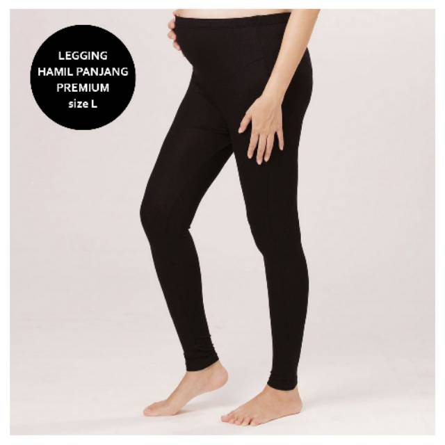 HUG Celana Legging Hamil Panjang Spandex Premium