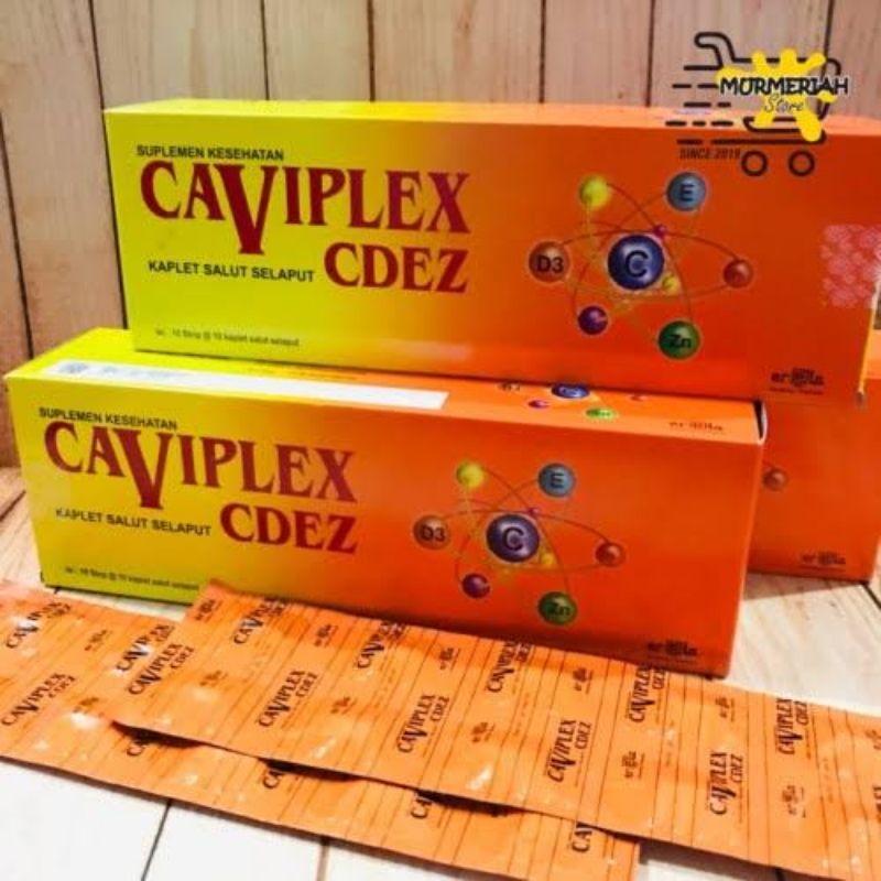 Multivitamin Caviplex CDEZ dan Caviplex tablet harga per strip