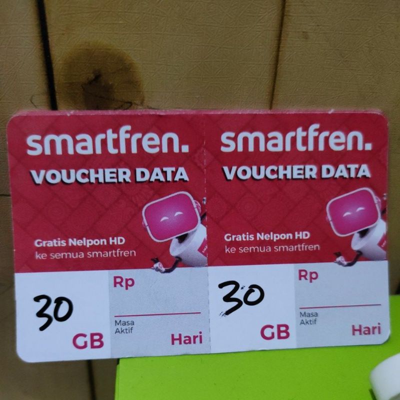 Voucher Smartfren 30GB Unlimited Nonstop