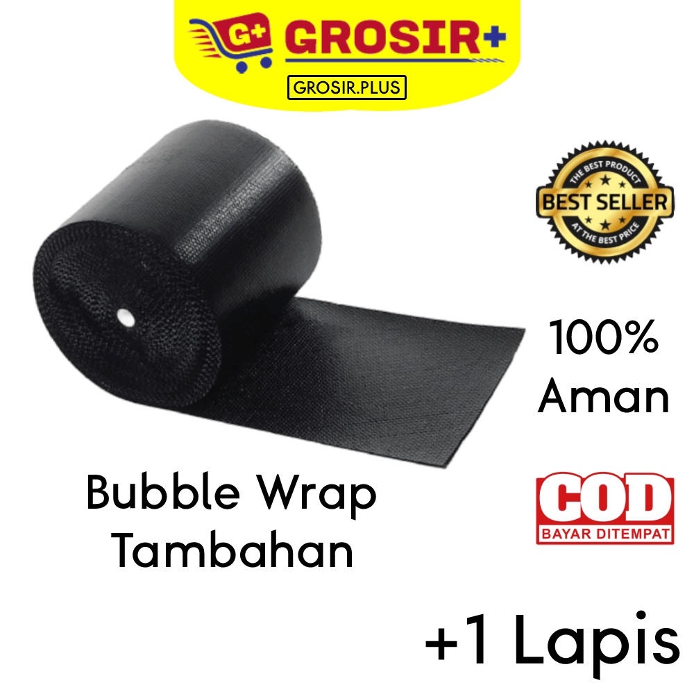 

BUBBLE WRAP TAMBAHAN ( +1 Lapis ) - Wajib Belanja di GROSIR+ 100% AMAN PACKING