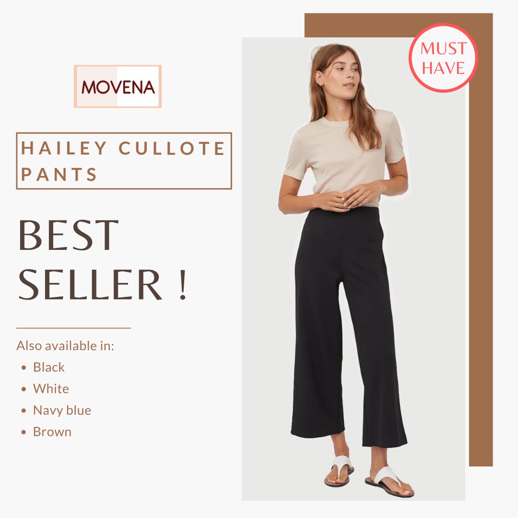  BEST SELLER Celana  High  Waist  Cullote Pants Hailey Pants 