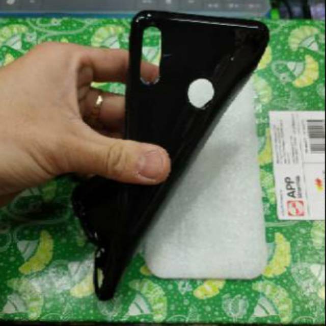 LENOVO K5 PRO karet softcase silikon karet hitam mantap