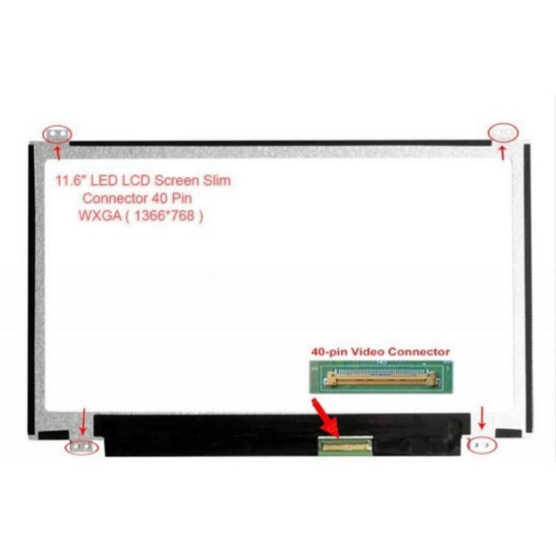 Lcd Led 11,6 Acer Aspire One 725,722,756