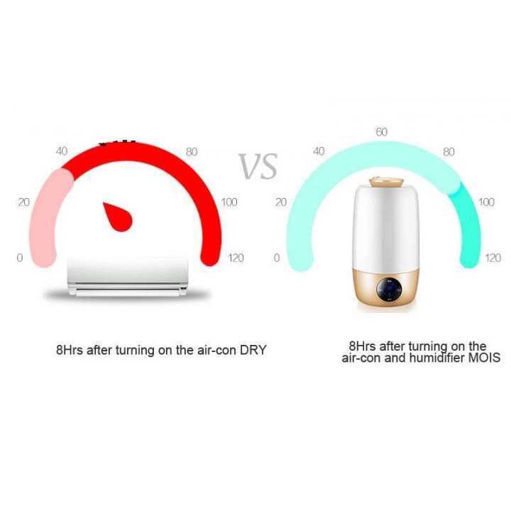 X06 - GXZ Remote Control Aroma Diffuser Ultrasonic Humidifier 4L