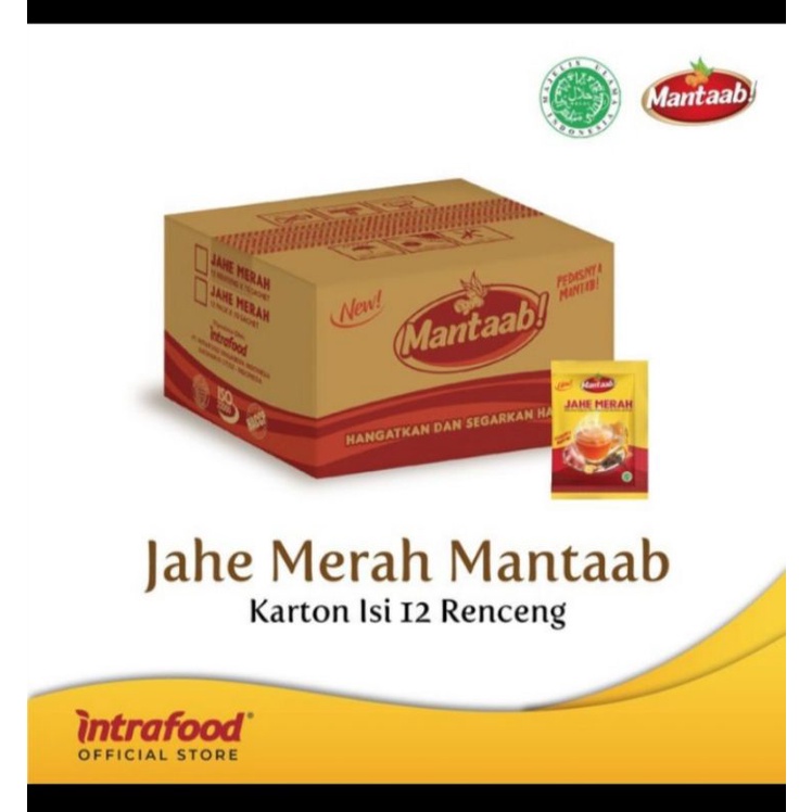 

Jahe merah mantab 12pcs