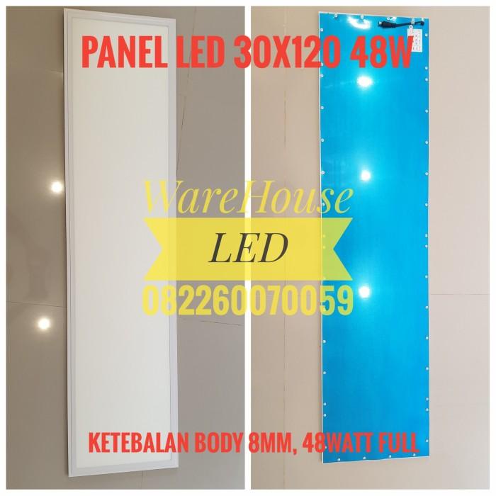 Lampu Panel Led 30x120 cm 48watt Downlight Panel 30 x 120 48 watt 48w