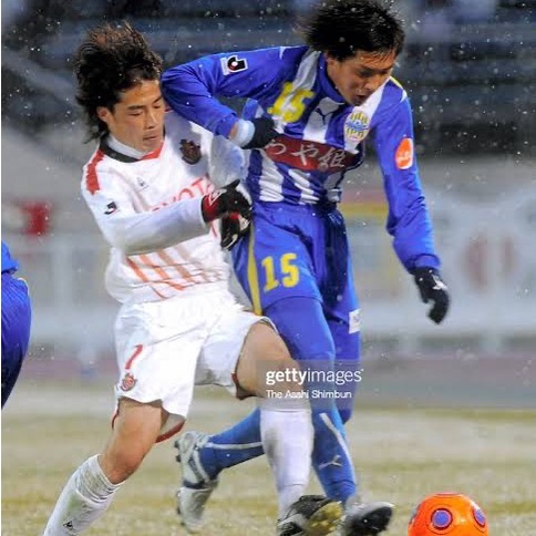 Jersey Club J-League Montedio Yamagata 09/10 Home 2nd Nameset Yu Hasegawa#15 Very RARE Original