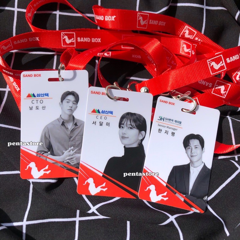 Tali Lanyard SANDBOX Aksesoris Custom Lanyard Gantungan Kunci HP POD Lanyard Tali ID Card