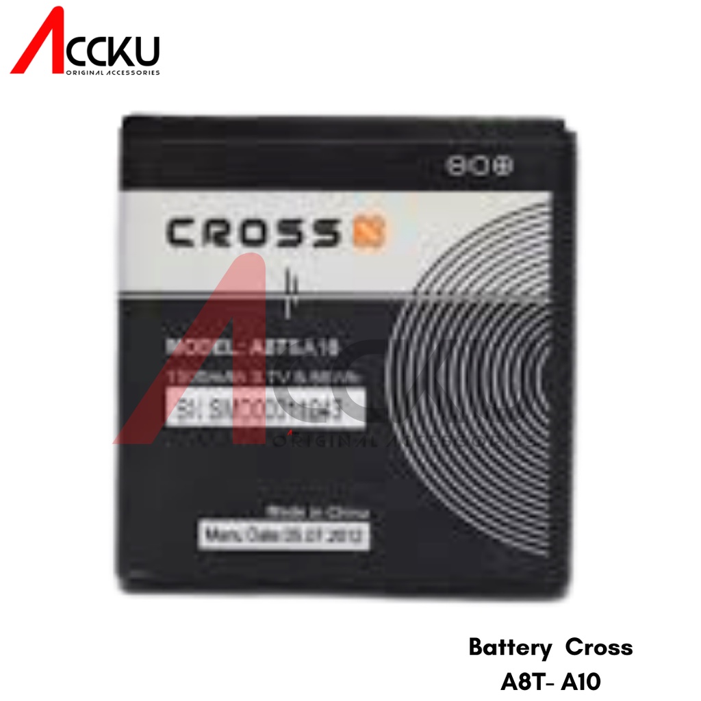 BATRE BATTERY BATERAI CROSS A8T- A10 HIGH QUALITY