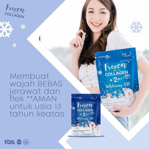 Obat pemutih badan frozen collagen