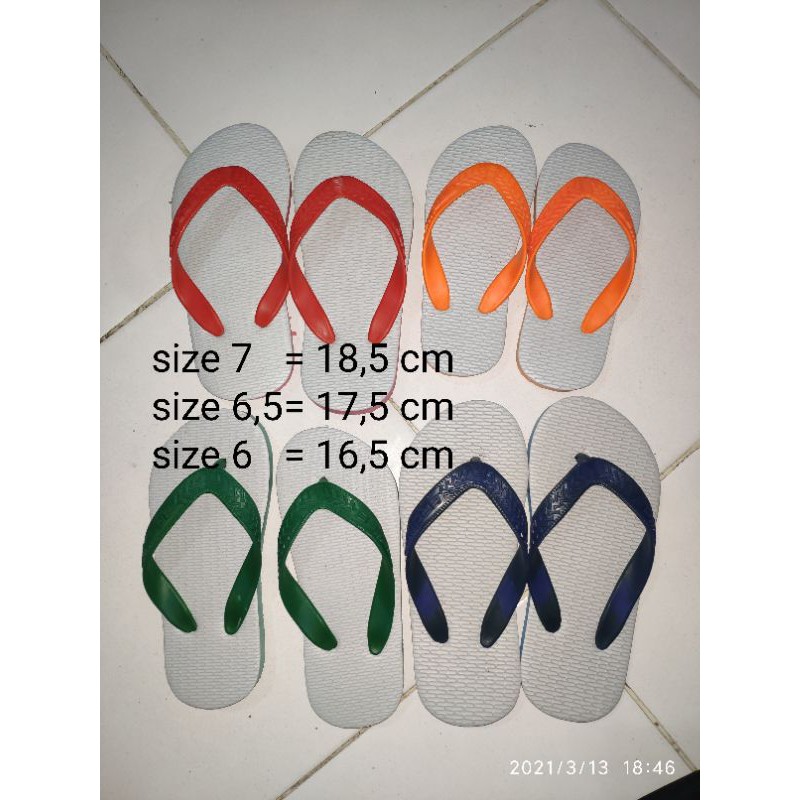 Ardiles polos sandal capit anak kecil. japit