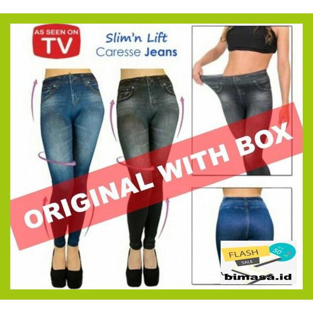 Re5Erf9- Jeans Pelangsing / Caresse Jeans As Seen Tv / Slim N Lift Caresse Jean - Biru D5Erg5R-