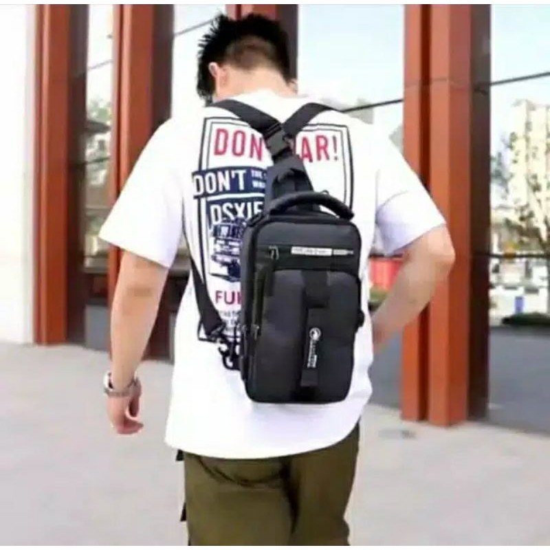 New Backpack Sporty Multifungsi STEY-PROFESIONAL 3in1 Gaya Bisa Selempang Ransel Waistbag