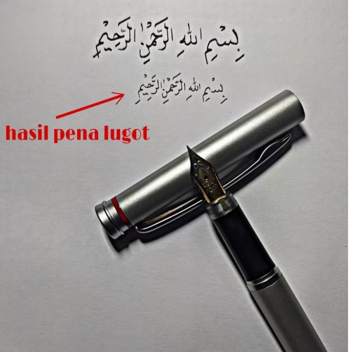 

⇎ pena kalam tutul sudah di asah siap pakai untuk lugot kitab/surah (fountain pen) //INEER Promo