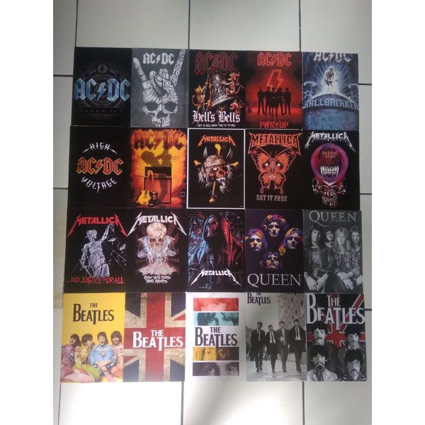 

15pcs poster A5 art band