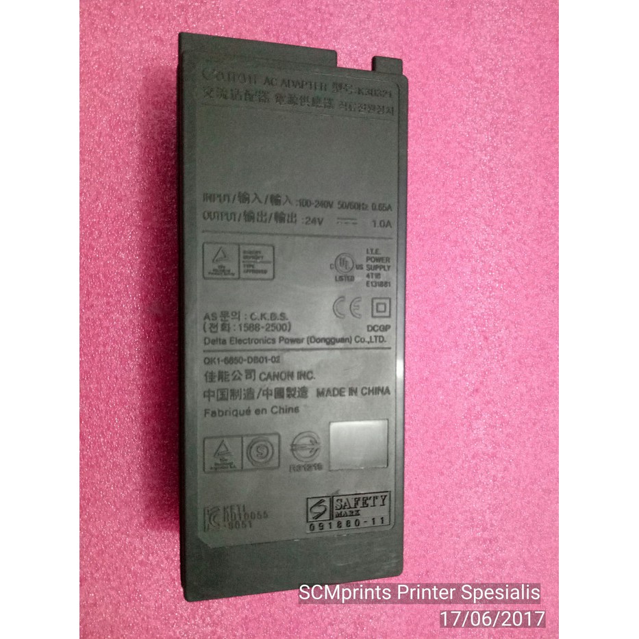 Adaptor Canon IP1880 IP1980 IP1700 ip1600 ip1300  K30266  ip2200 SCTerbaru866