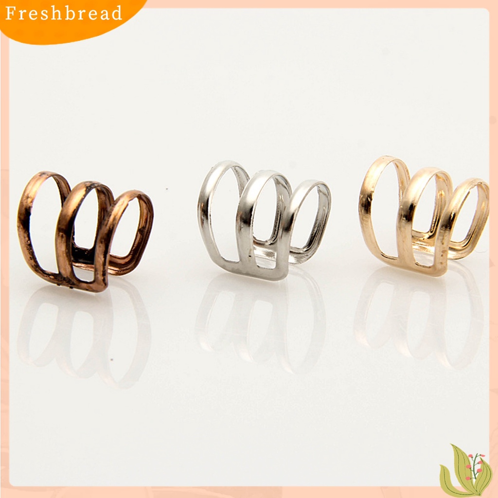 【Fresh】Punk Rock Ear Clip Cuff Wrap Earrings No piercing-Clip On Silver Gold Bronze