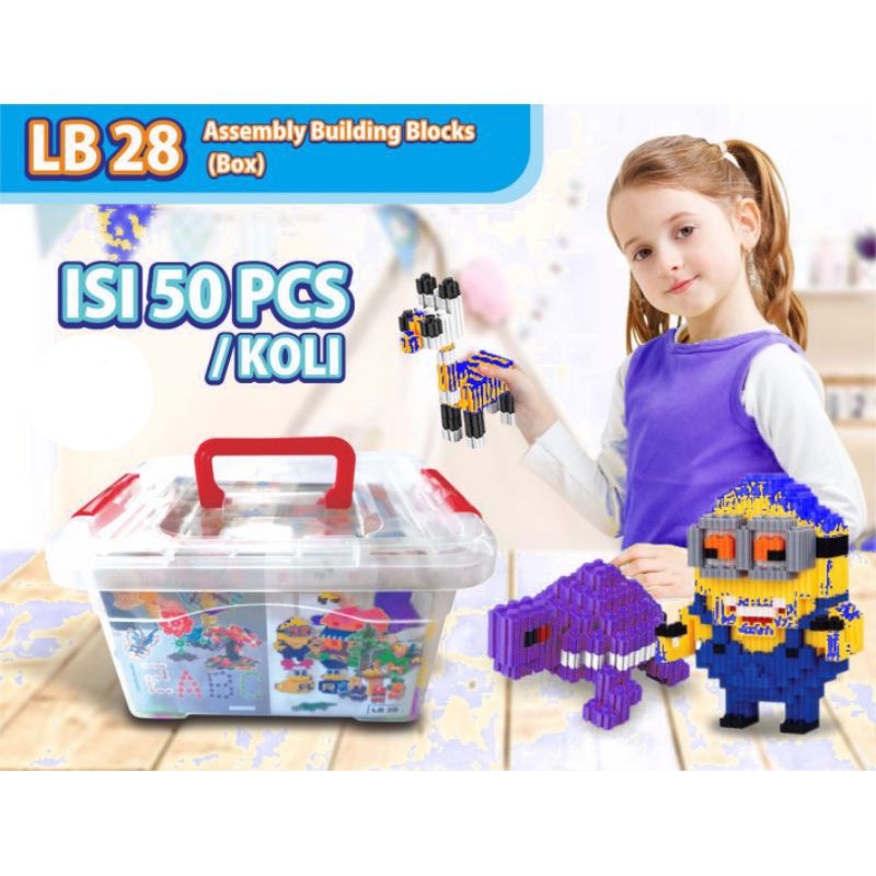 LB 28 - Mainan Lego Brick Assembly Building LB28