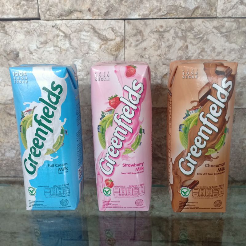 

Susu Greenfields Milk UHT 250 ml