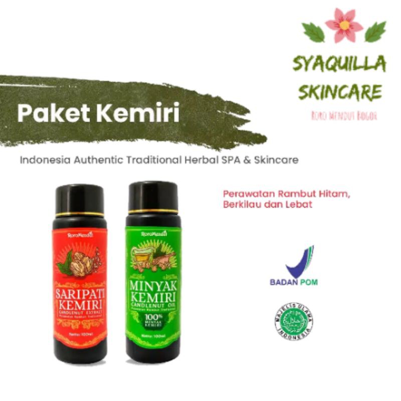 Roro Mendut Paket Kemiri ( Minyak kemiri Dan Saripati Kemiri)