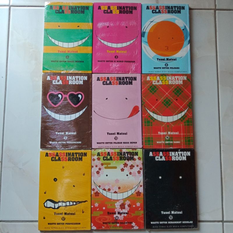 Komik / Manga Assassination Classroom - Ansatsu Kyoushitsu - Yusei Matsui - 2, 3, 8, 9, 13, 16, 17, 