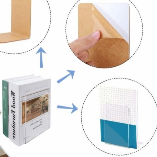 

♢ acrylic book stand / acrylic penahan buku ♙