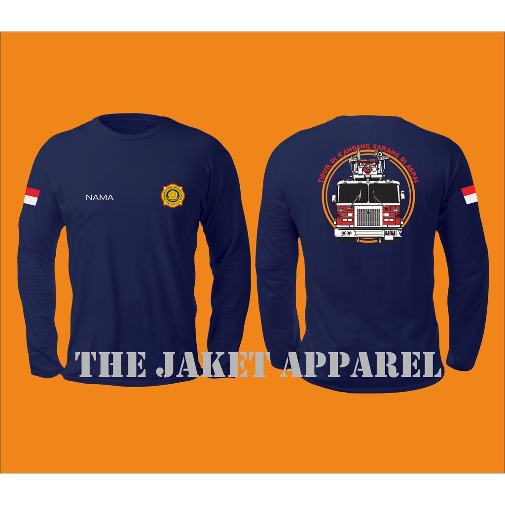 KAOS DAMKAR / BAJU LENGAN PANJANG DAMKAR / MOBIL DAMKAR