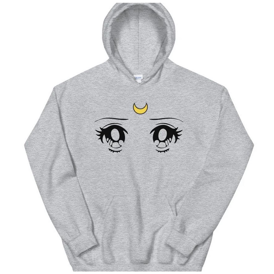 Hoodie Sailor Moon Eyes Anime Manga Premium Unisex