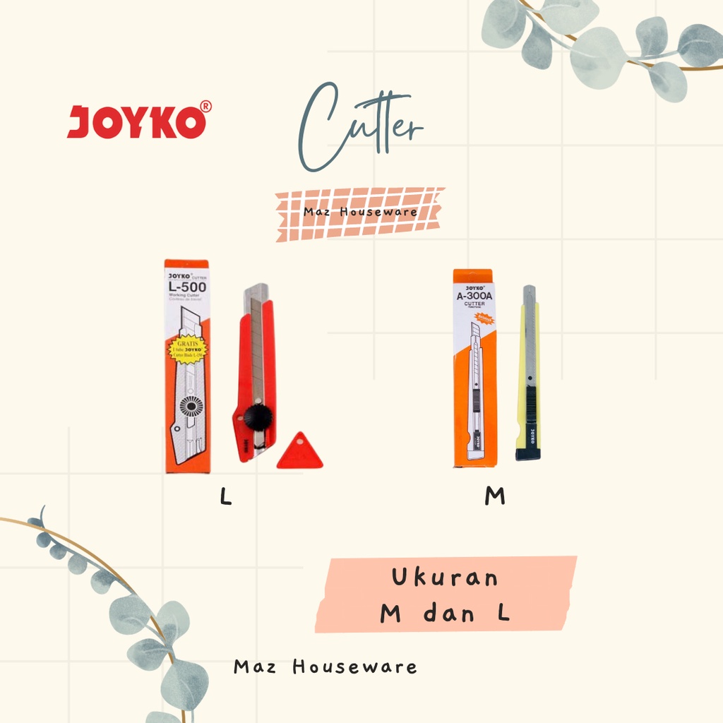 

Cutter dan Isi Cutter Joyko ORIGINAL 100%