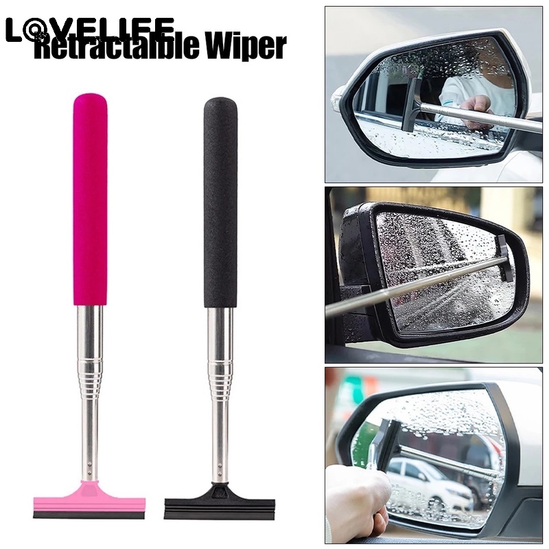 Wiper Pembersih Kaca Depan Mobil Universal Retractable Adjustable Anti Air / Kabut / Silau Bahan Stainless Steel