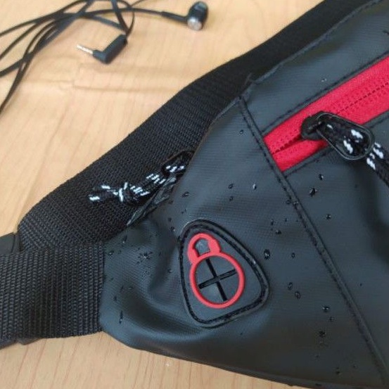 Tas selempang anti air pria waistbag waterproof official elvis aziz