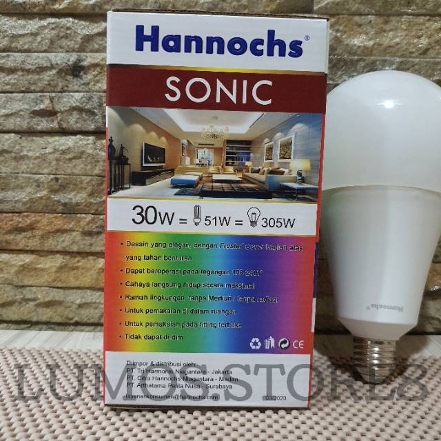 Lampu LED Hannochs 30 Watt SONIC