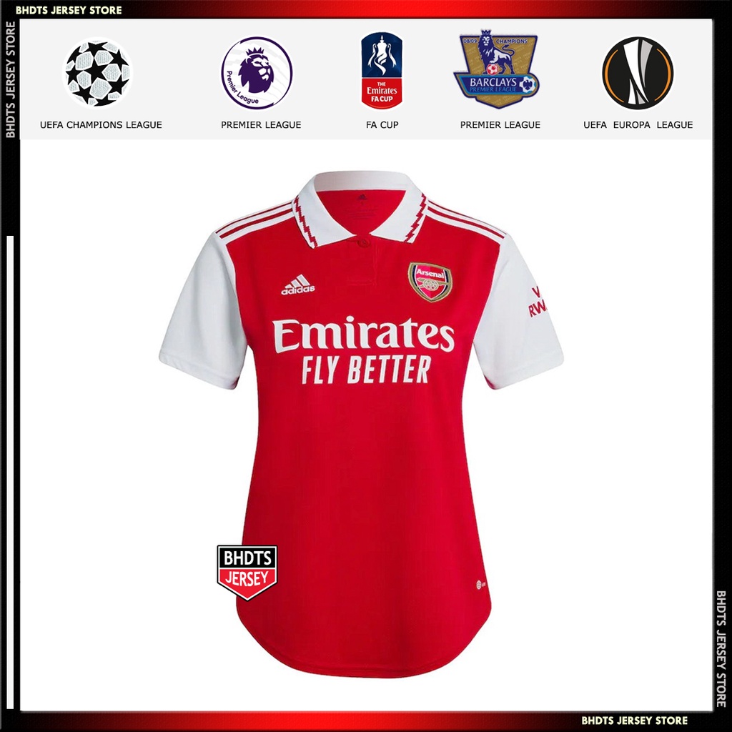 [ Fans Version ] LADIES JERSEY BOLA ARSENAL HOME NEW LADIES 2023 GRADE ORI