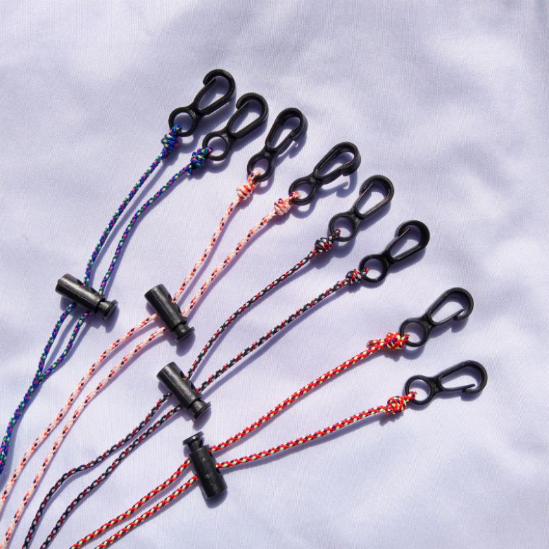 STRAP MASKER TALI PRUSIK / KALUNG MASKER / STRAP MASKER HIJAB / STRAP DAN KONEKTOR MASKER