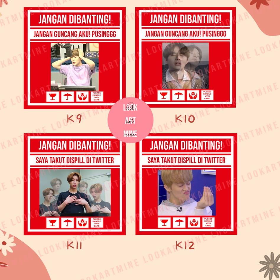 

Kuy Pakai Barang Ori CETAK STIKER FRAGILE LUCU UNIK KOREA NCT CUSTOM | STIKER JANGAN DIBANTING ★