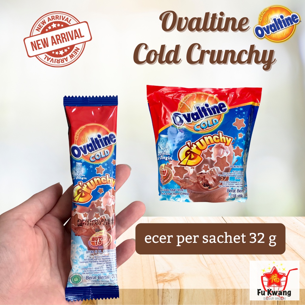 

Ovaltine Cold Crunchy / Chocolate Malt / Minuman Coklat Ecer Sachet