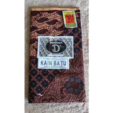 KAIN BATIK PANJANG CAP DONGGALA UKIRAN -/+ 100 X 200 cm KAIN BATU BERKUALITAS