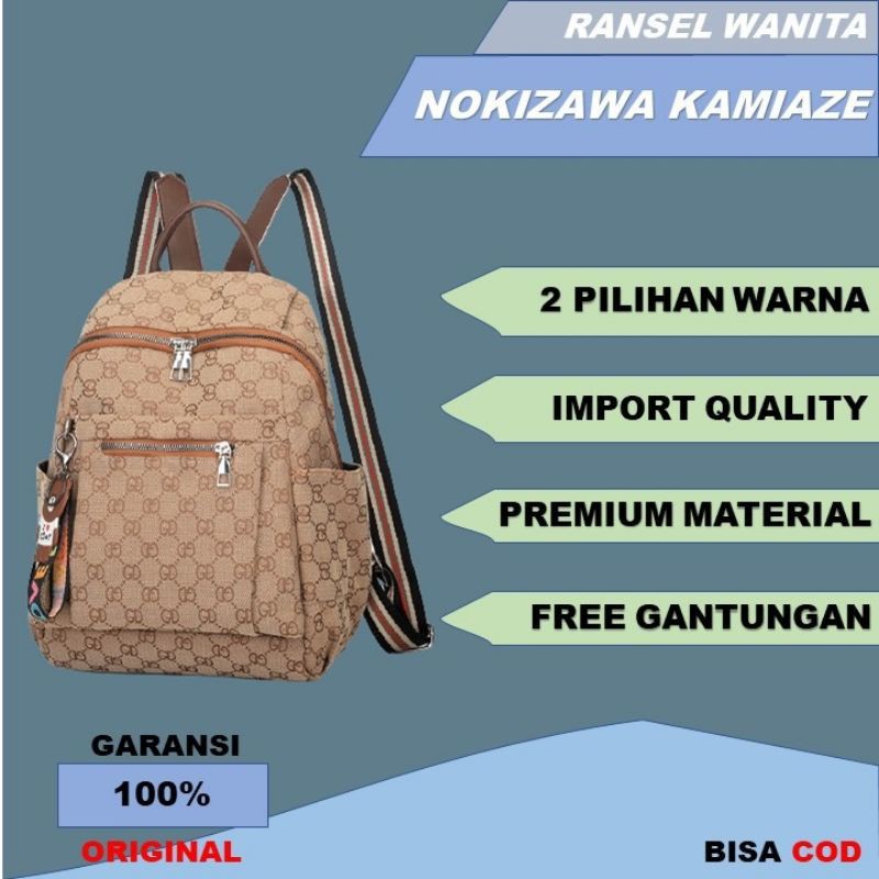 New Arivall!!Tas wanita Kain Tahan Air Waterproof/Tas Ransel Wanita Kanvas GG