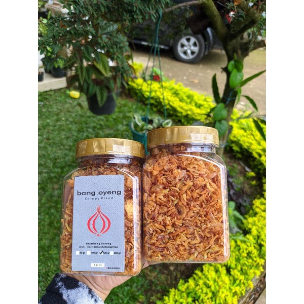 

Bawang Goreng Super Premium Bang Oyeng Teri 120 Gram