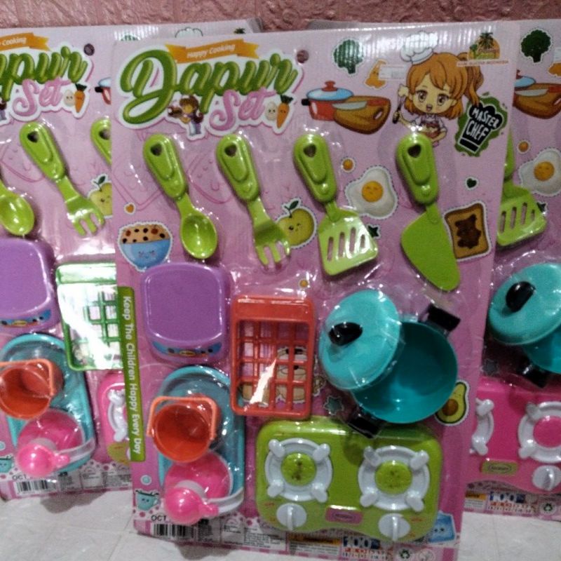 mainan dapur set kompor