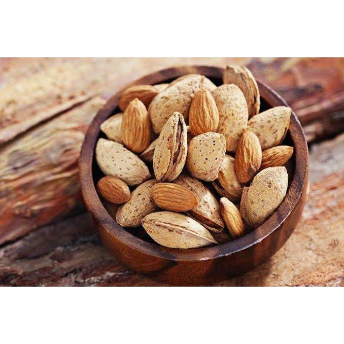 Kacang Almond Roasted 250 gram GRADE A PREMIUM/ almond panggang