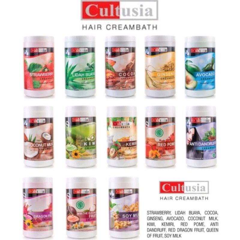 CULTUSIA HAIR CREAMBATH 1000gr