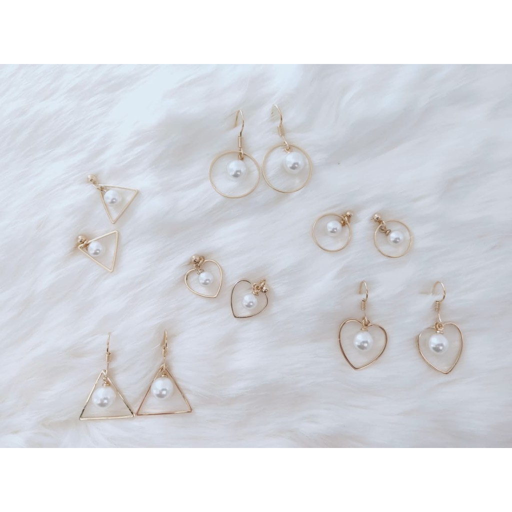 Anting - Anting M - Anting Wanita korea / Anting Terbaru / anting korea / Anting Lucu
